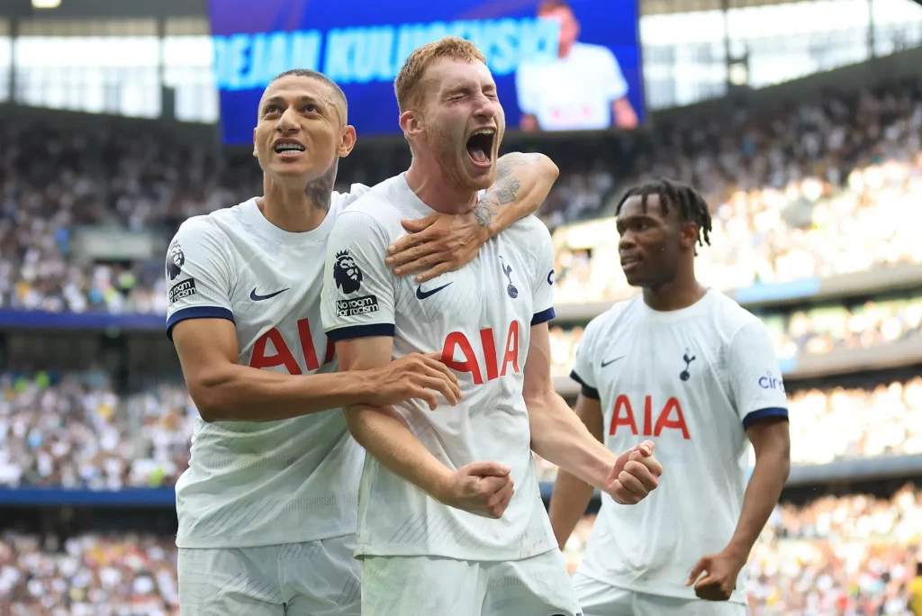 Tottenham VS Sheffield United Timeline
