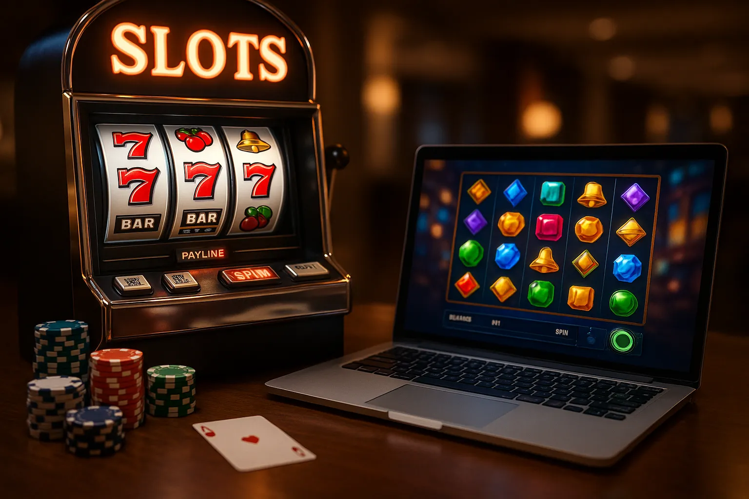 What’s the Real Difference Between Land-Based and Online Slots